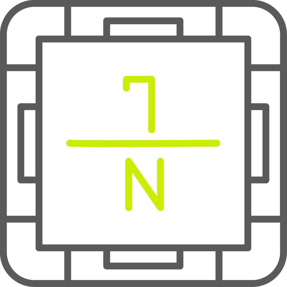Nitrogen Custom Creative Piece vector