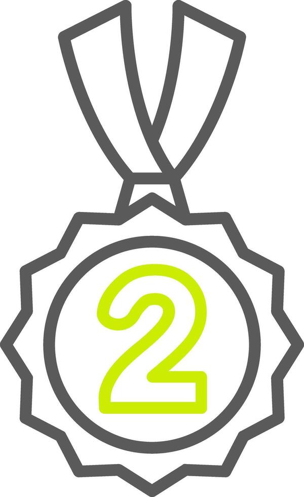 2nd Prize Elegant App Object vector