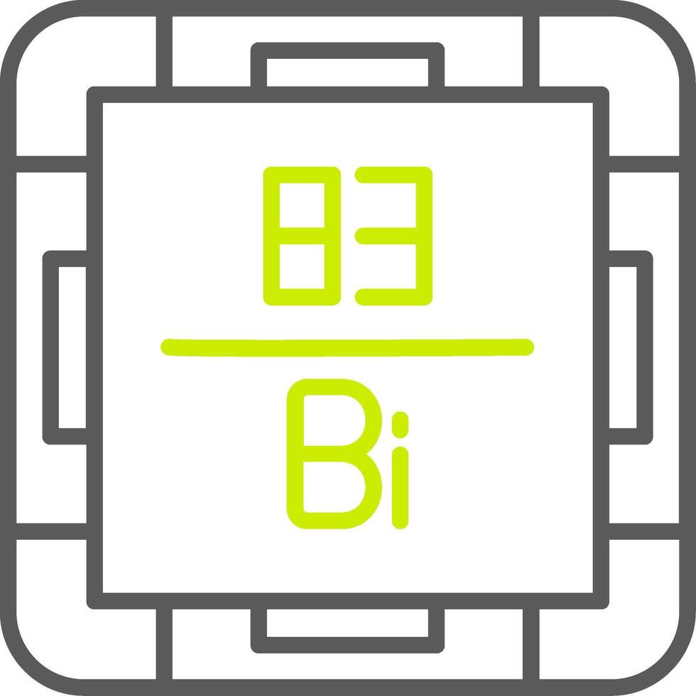 Bismuth Dynamic Tech Badge vector