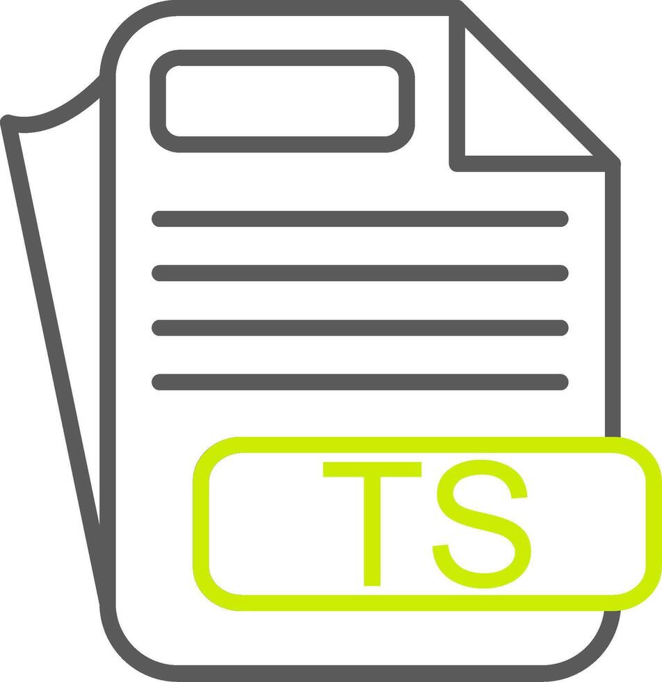 TS Optimized Line Drawing vector