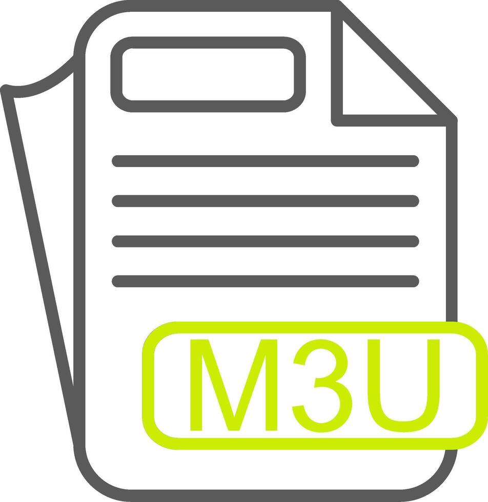 M3U Custom Visual Mark vector