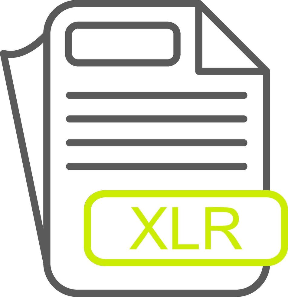 XLR Custom Interface Symbol vector