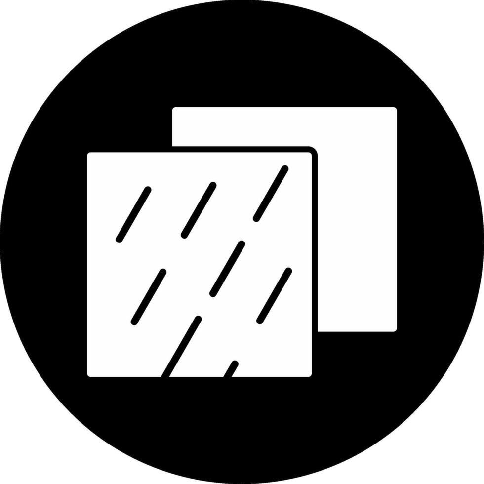 Smooth Finish Steel Sheets Glyph Circle Inverted vector