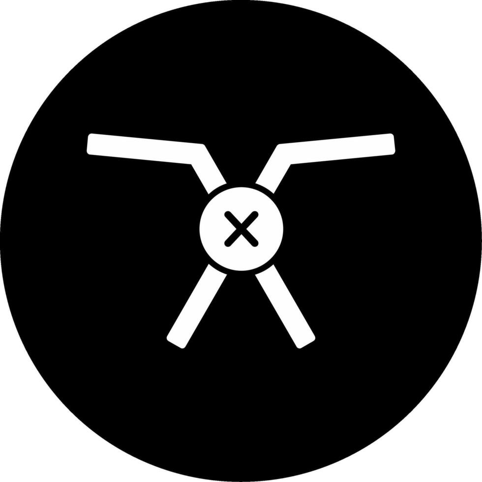 Plastic Free Awareness for Global Action Glyph Circle Inverted vector
