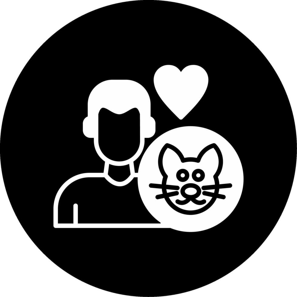 Daycare Business Owner Icon Glyph Circle Inverted vector