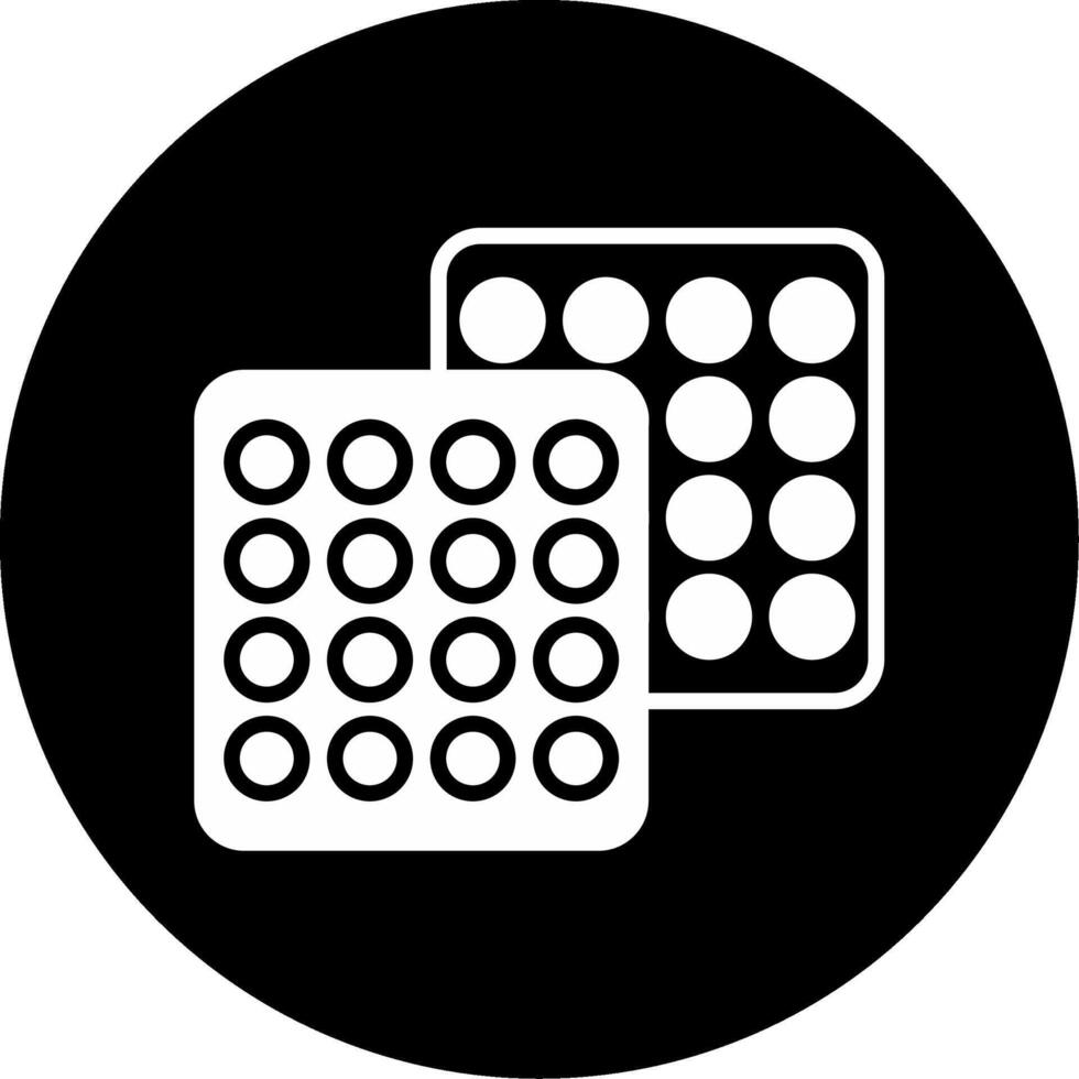 High Density Alloy Steel Glyph Circle Inverted vector