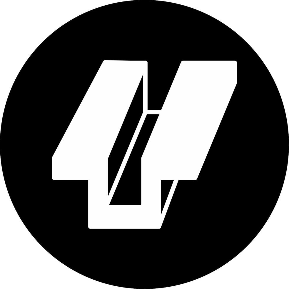 Building Structure Steel Beam Glyph Circle Inverted vector