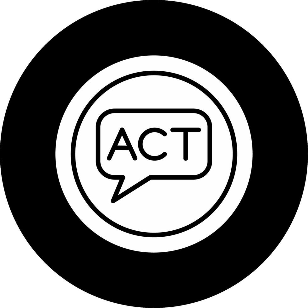 Personal Perseverance through Daily Challenges Glyph Circle Inverted vector