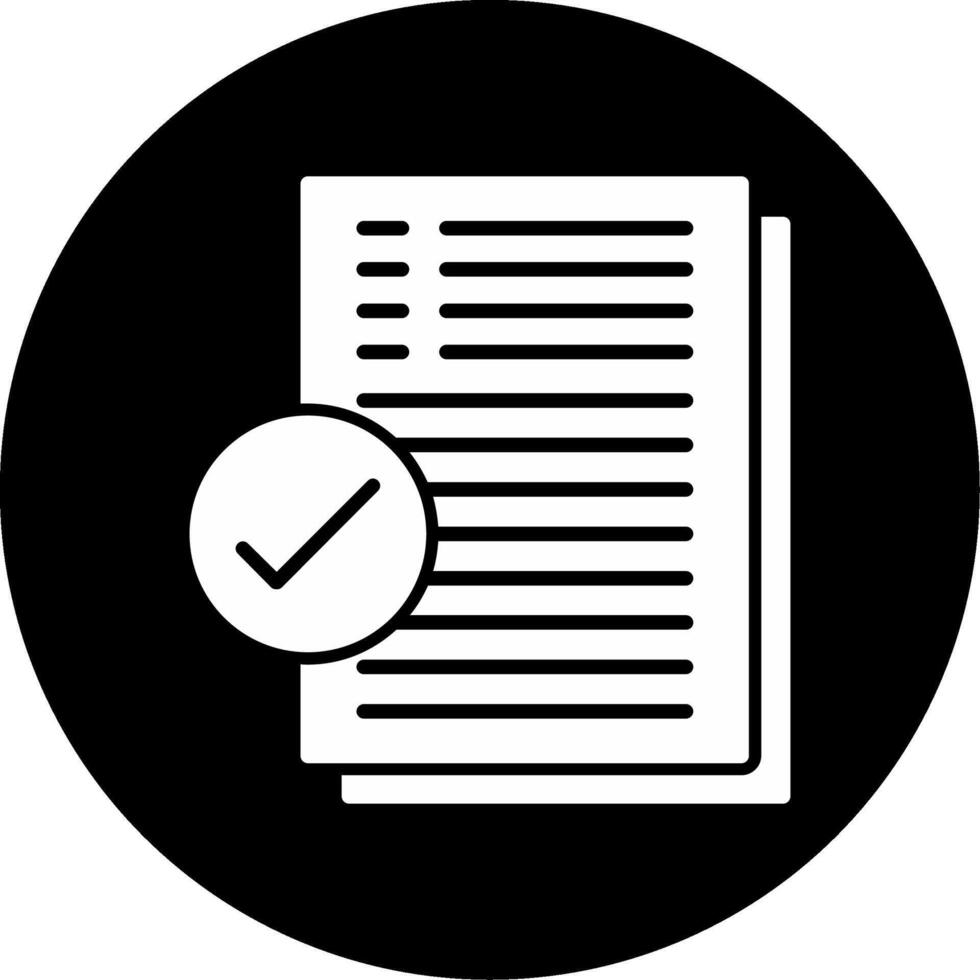 Document Management Upload Tool Glyph Circle Inverted vector