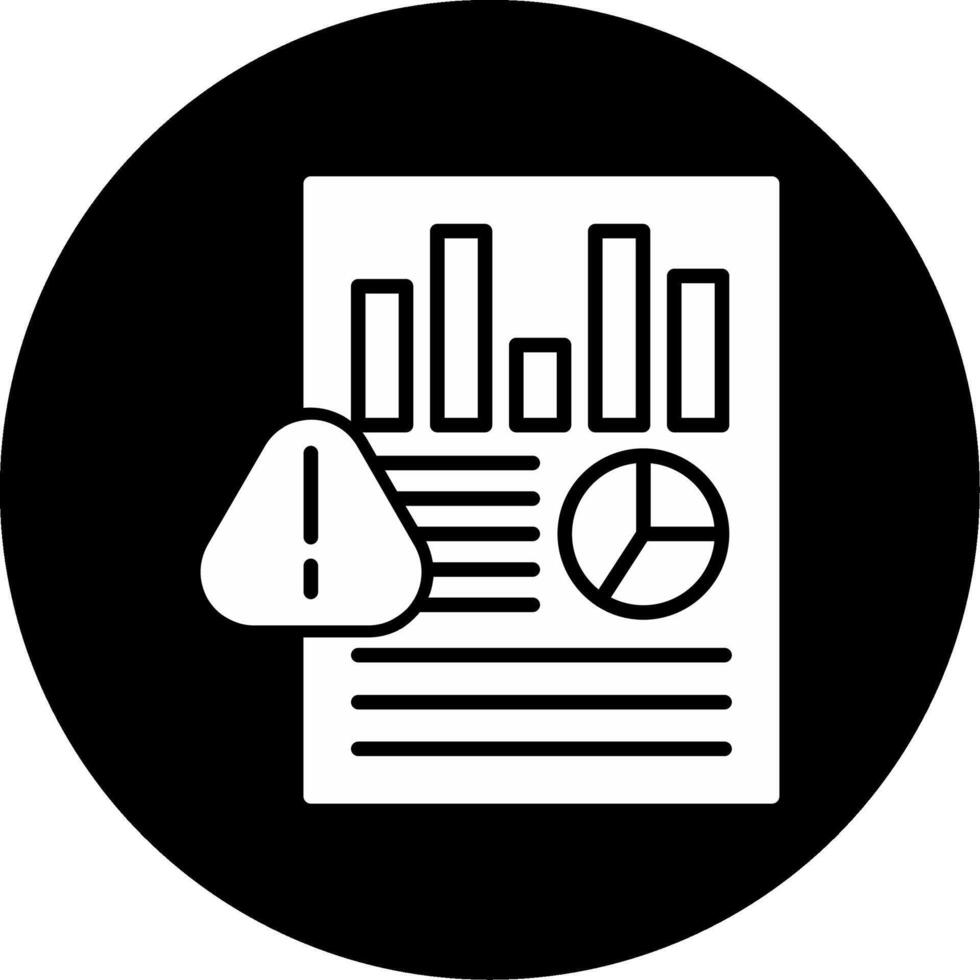 Smart Cash Flow Management Plan Glyph Circle Inverted vector