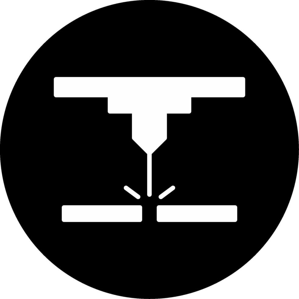 Shipping Container Logistics Icon Glyph Circle Inverted vector