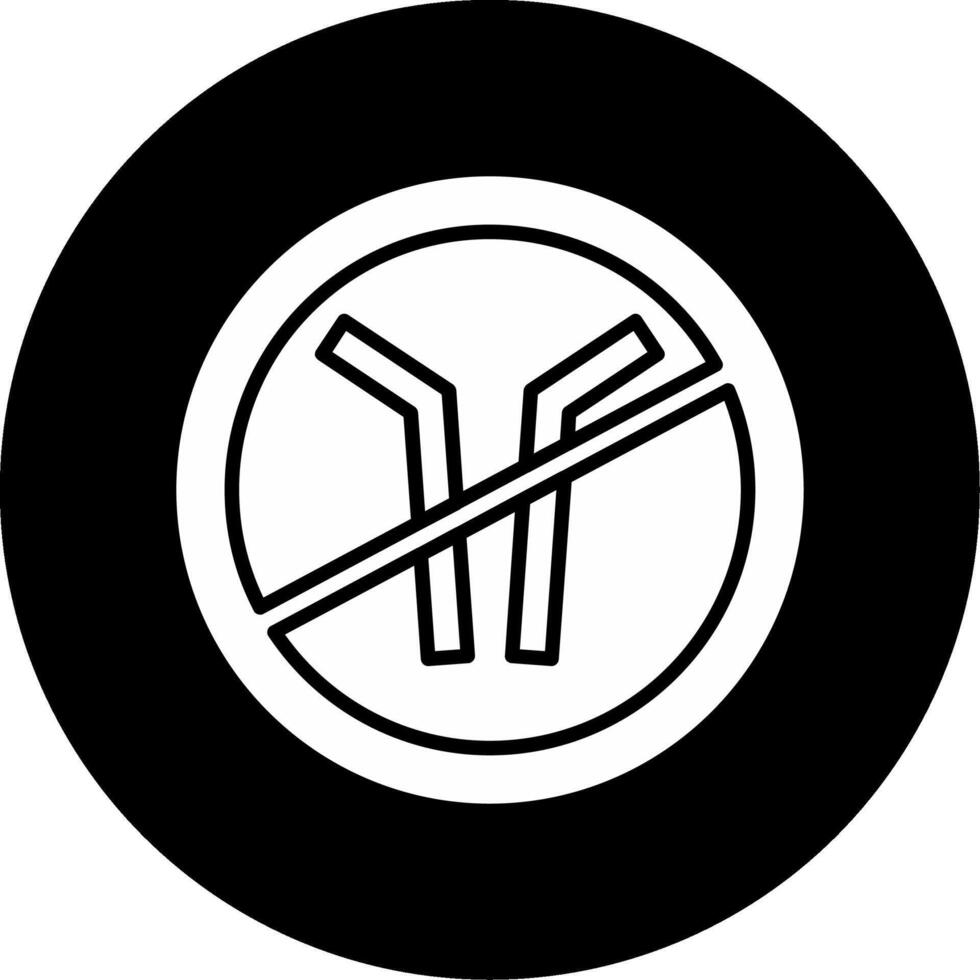 Protect Oceans on Straw Free Day Glyph Circle Inverted vector