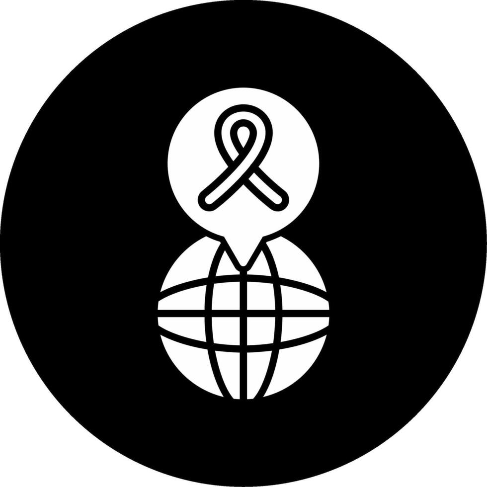 Educational Book on Neurodiversity Topics Glyph Circle Inverted vector