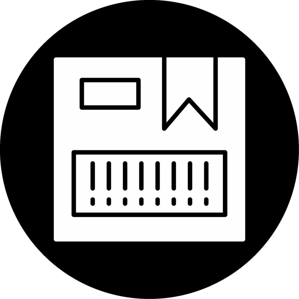 Express Courier Service Icon Glyph Circle Inverted vector