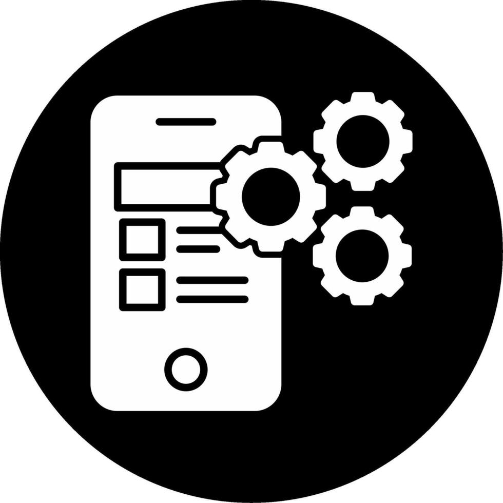 Interactive Color Picker Tool Glyph Circle Inverted vector