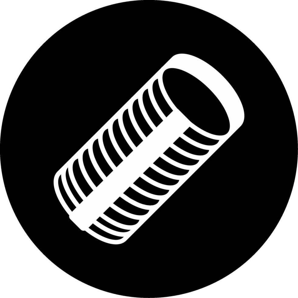 High Grade Flexible Steel Wire Glyph Circle Inverted vector