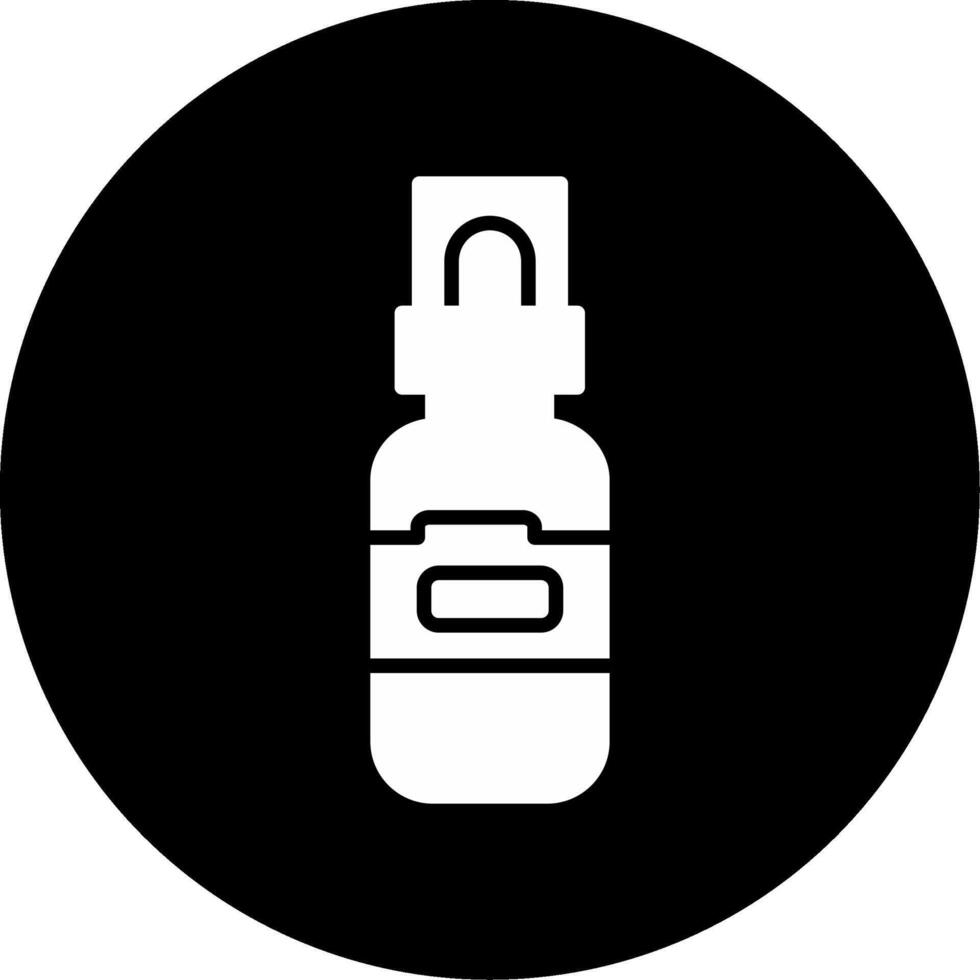Lightweight Squalane Oil Glyph Circle Inverted vector