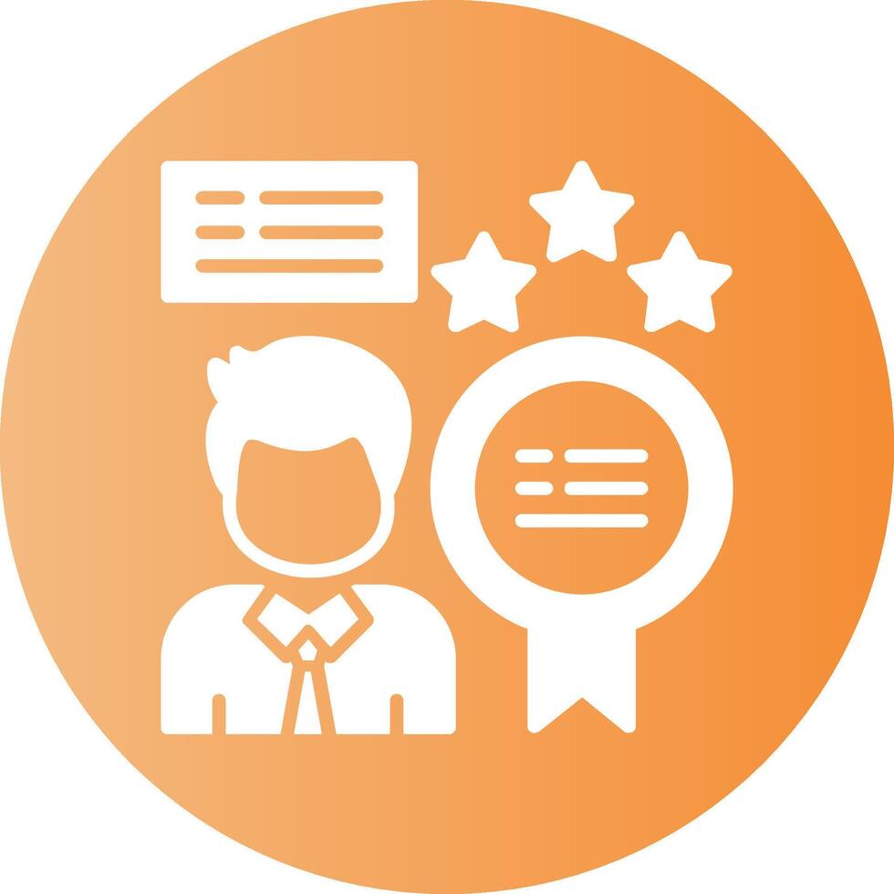 Promotion Solid Gradient Circle Icon vector