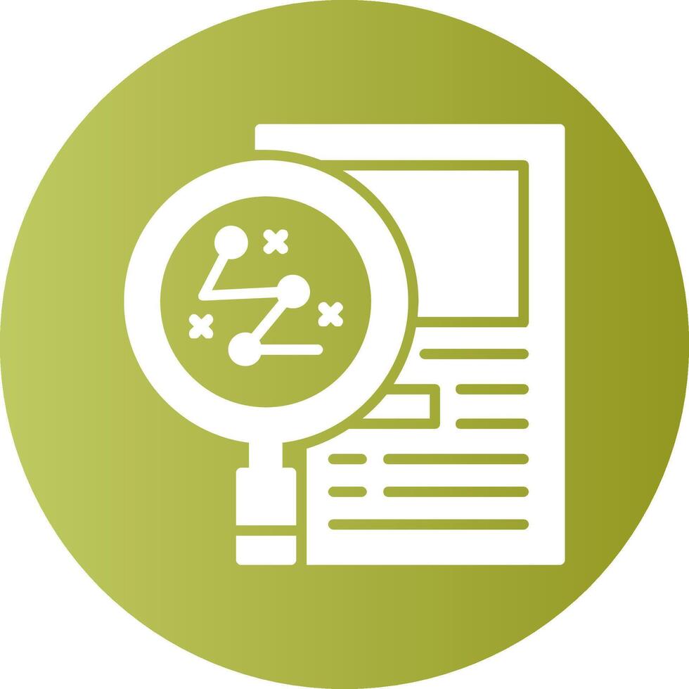 Recruitment Strategy Solid Gradient Circle Icon vector