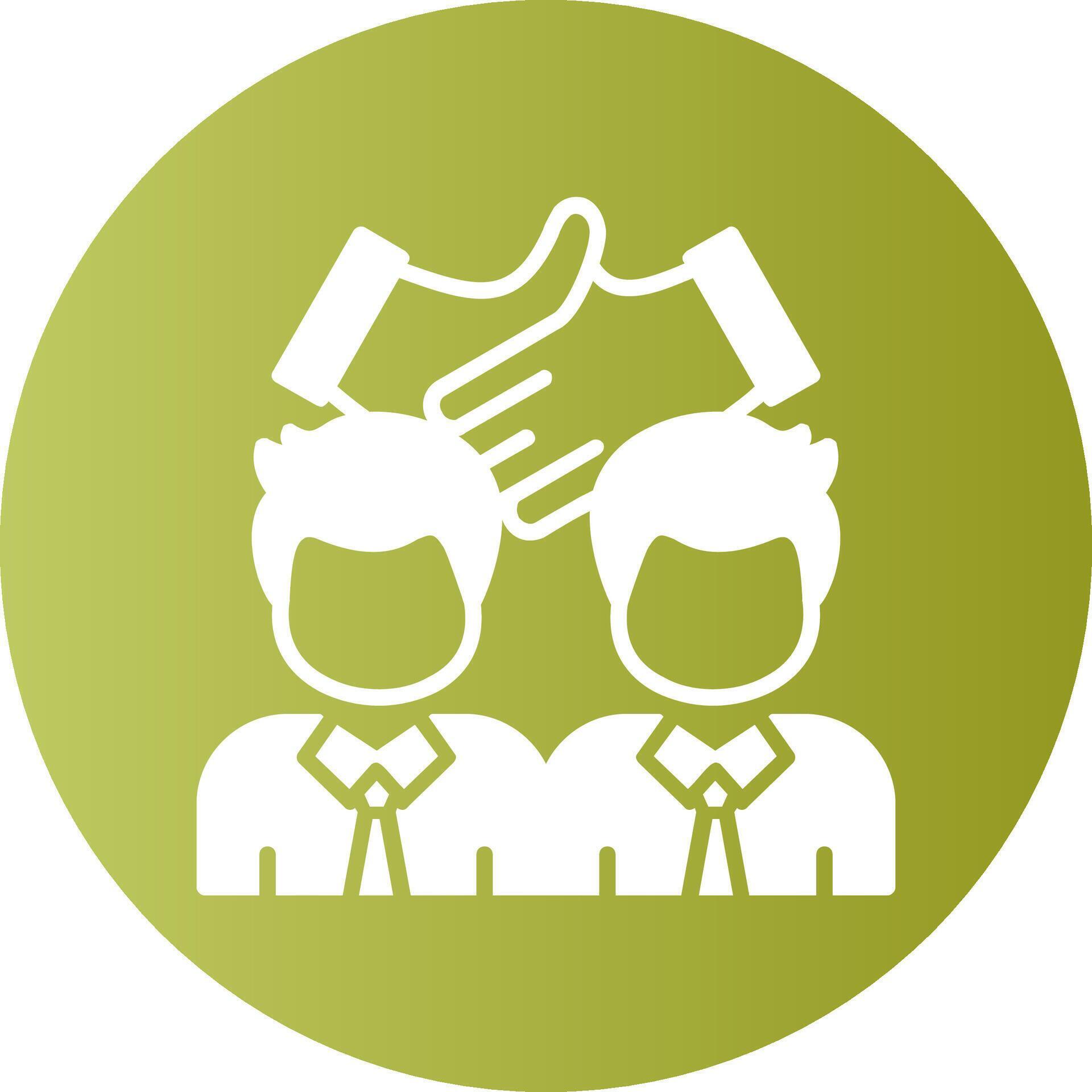 Handshake Solid Gradient Circle Icon 67138766 Vector Art at Vecteezy