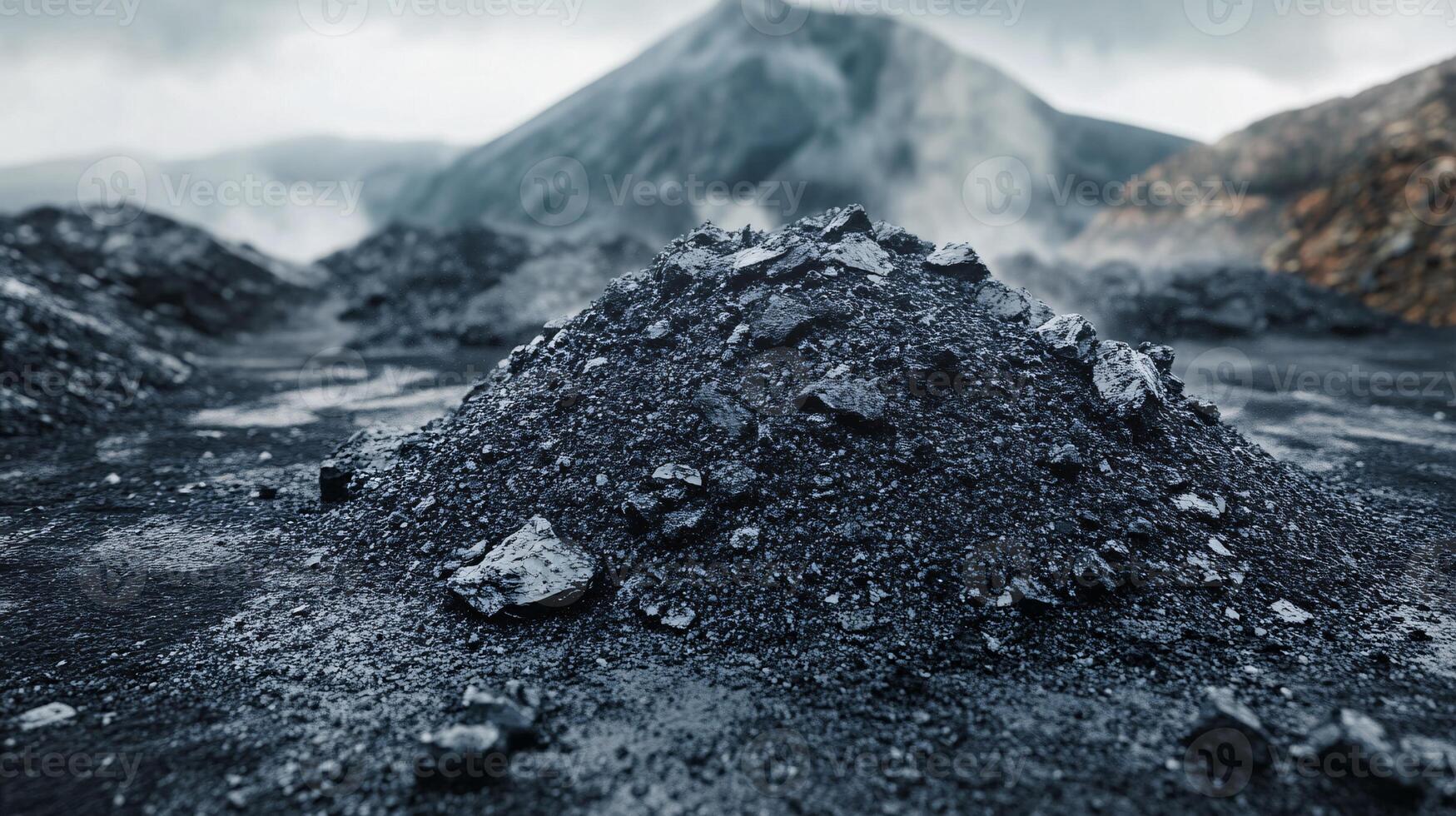 Conceptual Image of Precious Rare Earth Elements Processed for Technological Applications photo