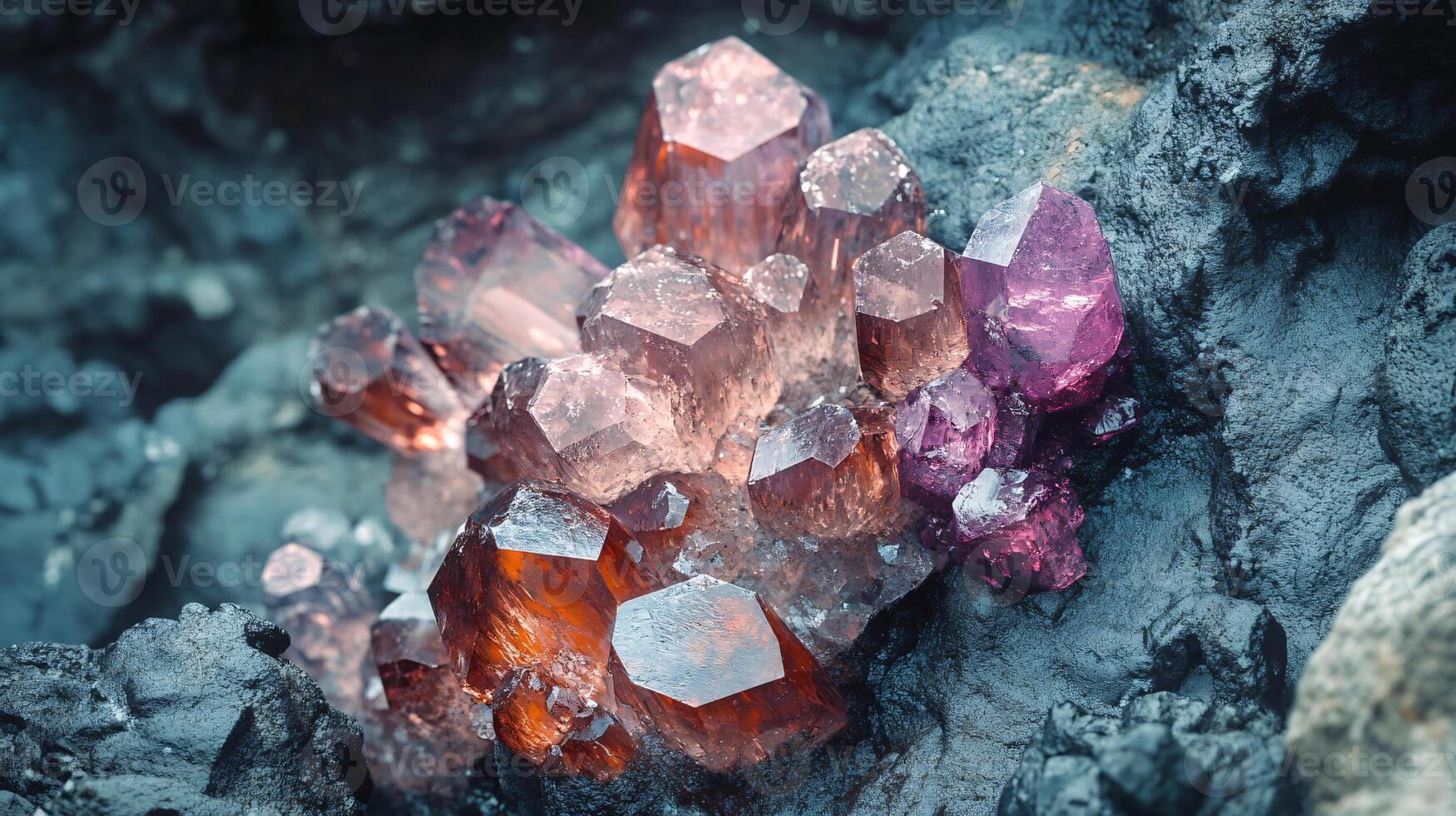 Stunning Variety of Natural Minerals Showcasing Earths Hidden Treasures photo