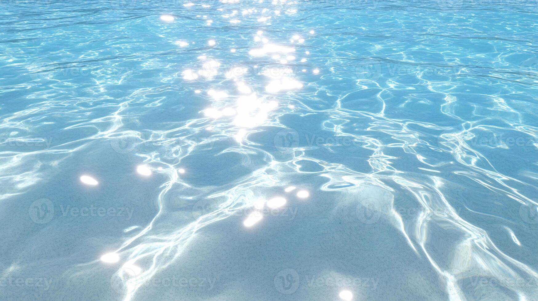 Serene Oceanic Waters Reflecting Warm Sunlight Amidst Soft Ripples photo
