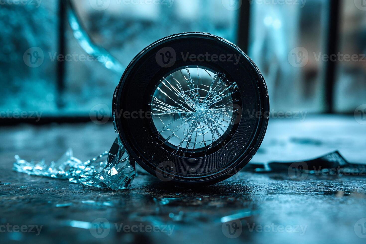 Symbolic Representation of a Broken Photography Industry Display photo