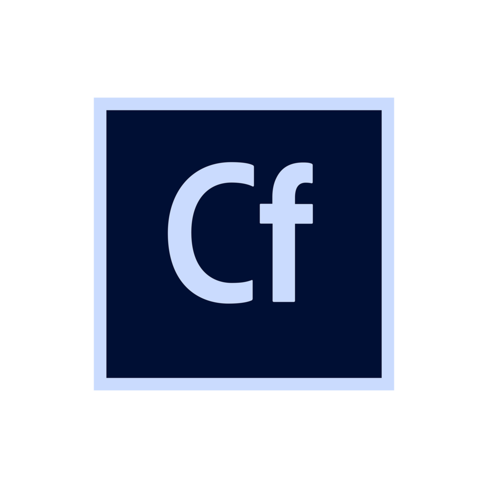 Adobe Coldfusion Icon, App Logo, Editable Transparent Background Social Media Design for Digital Download png