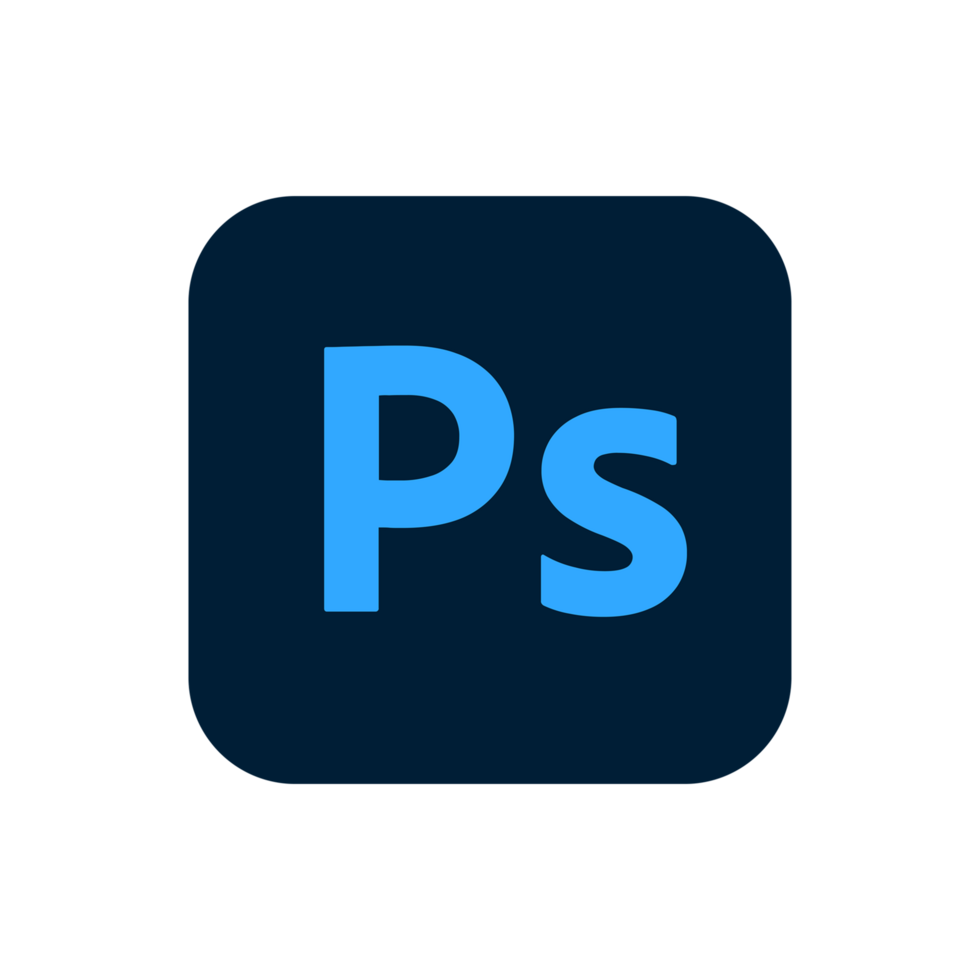 Adobe Photoshop CC Icon, App Logo, Editable Transparent Background Social Media Design for Digital Download png