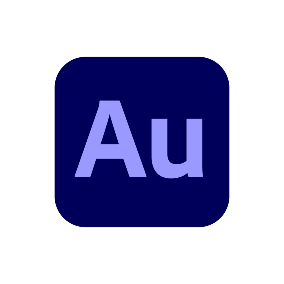 Adobe Audition Icon, App Logo, Editable Transparent Background Social Media Design for Digital Download png