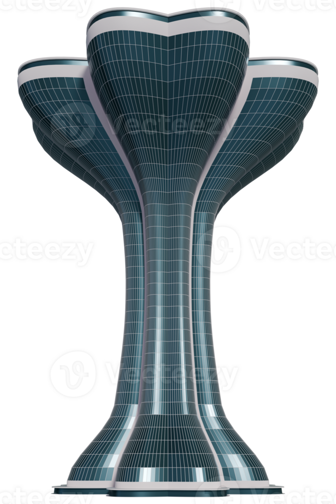 A futuristic water tower with a transparent background png