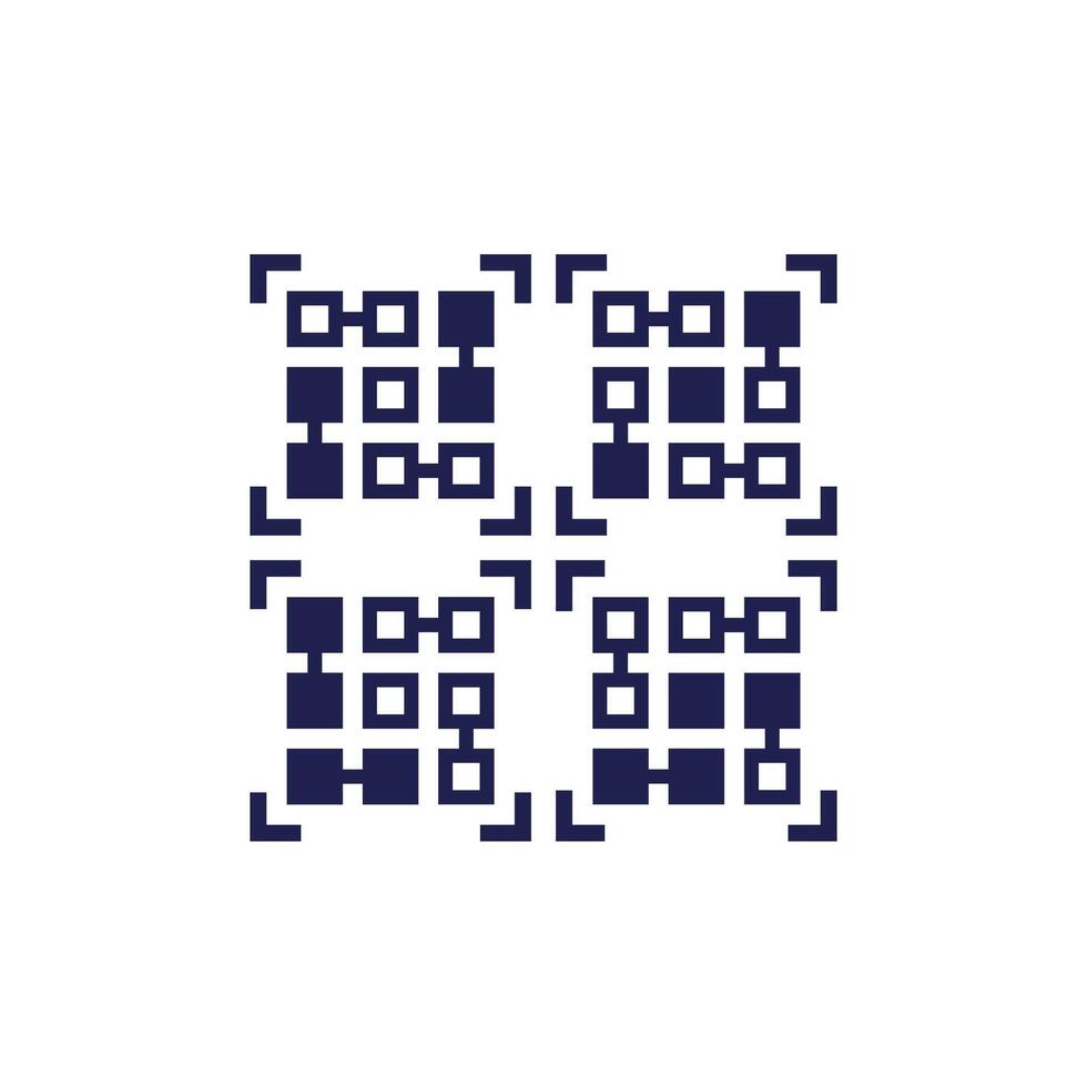 pattern recognition, data analysis concept, design vector