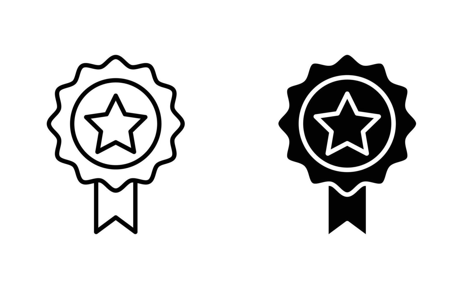 Certificate badge icon. Premium quality. Seal stamp. Achievement badge. Profile Verification. Quality mark. vector