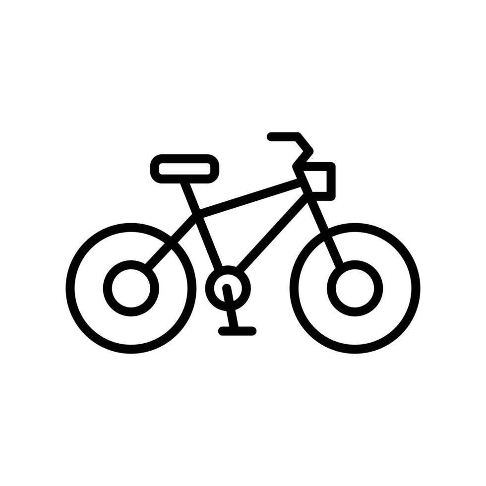 Bicycle icon illustration isolated on white background vector