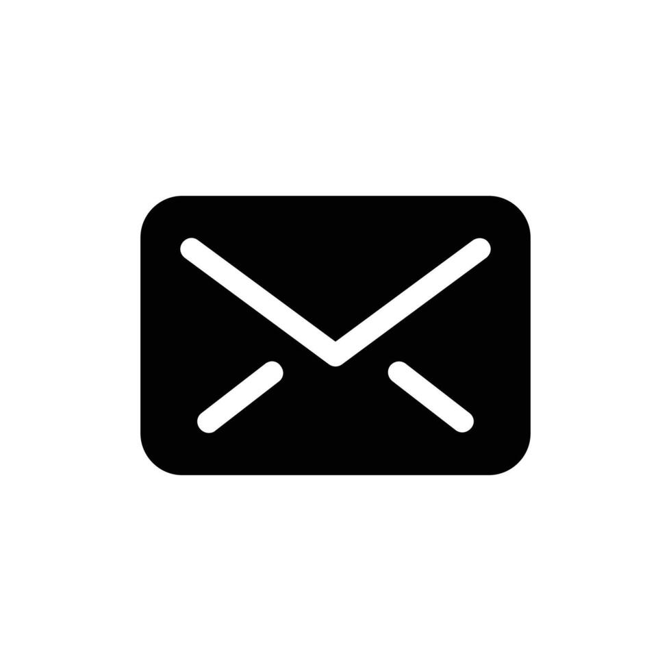 An email icon on a white background vector