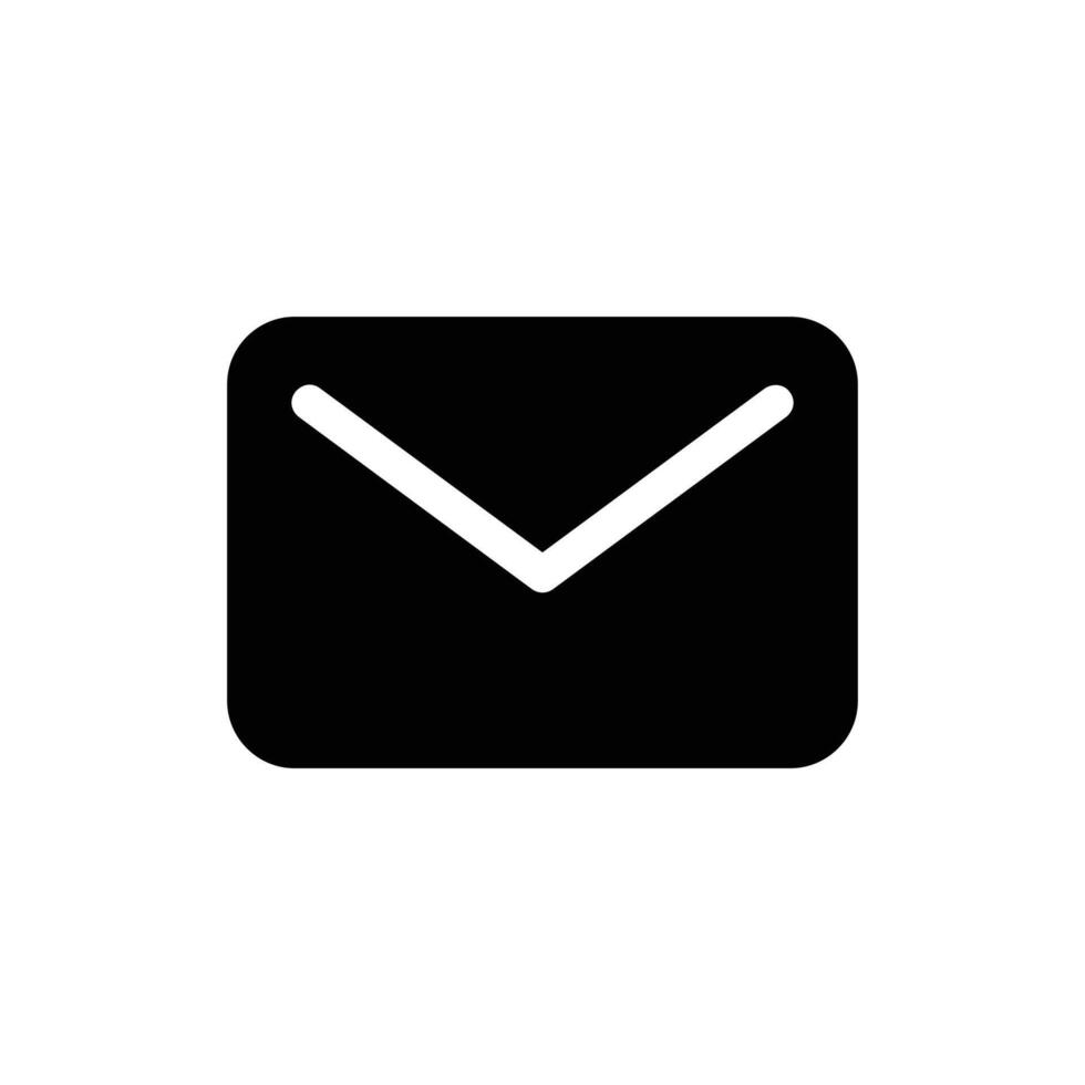 email icon simple on a white background vector