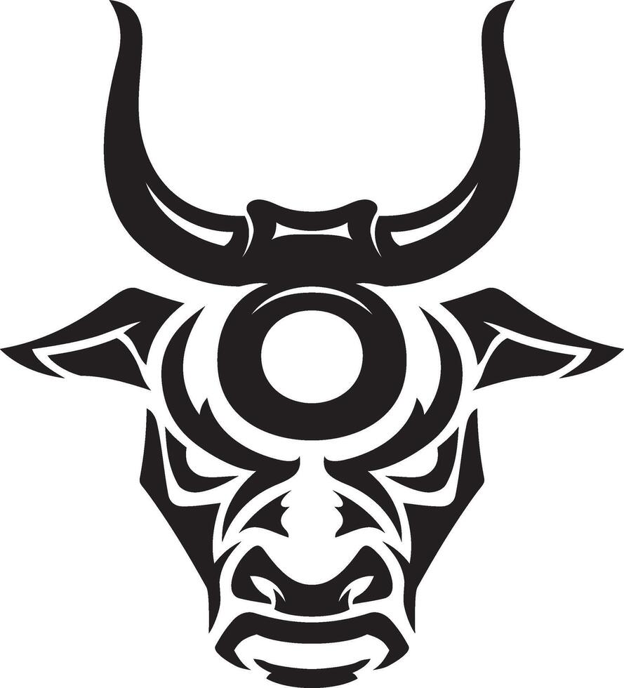 Taurus Symbol Abstract vector