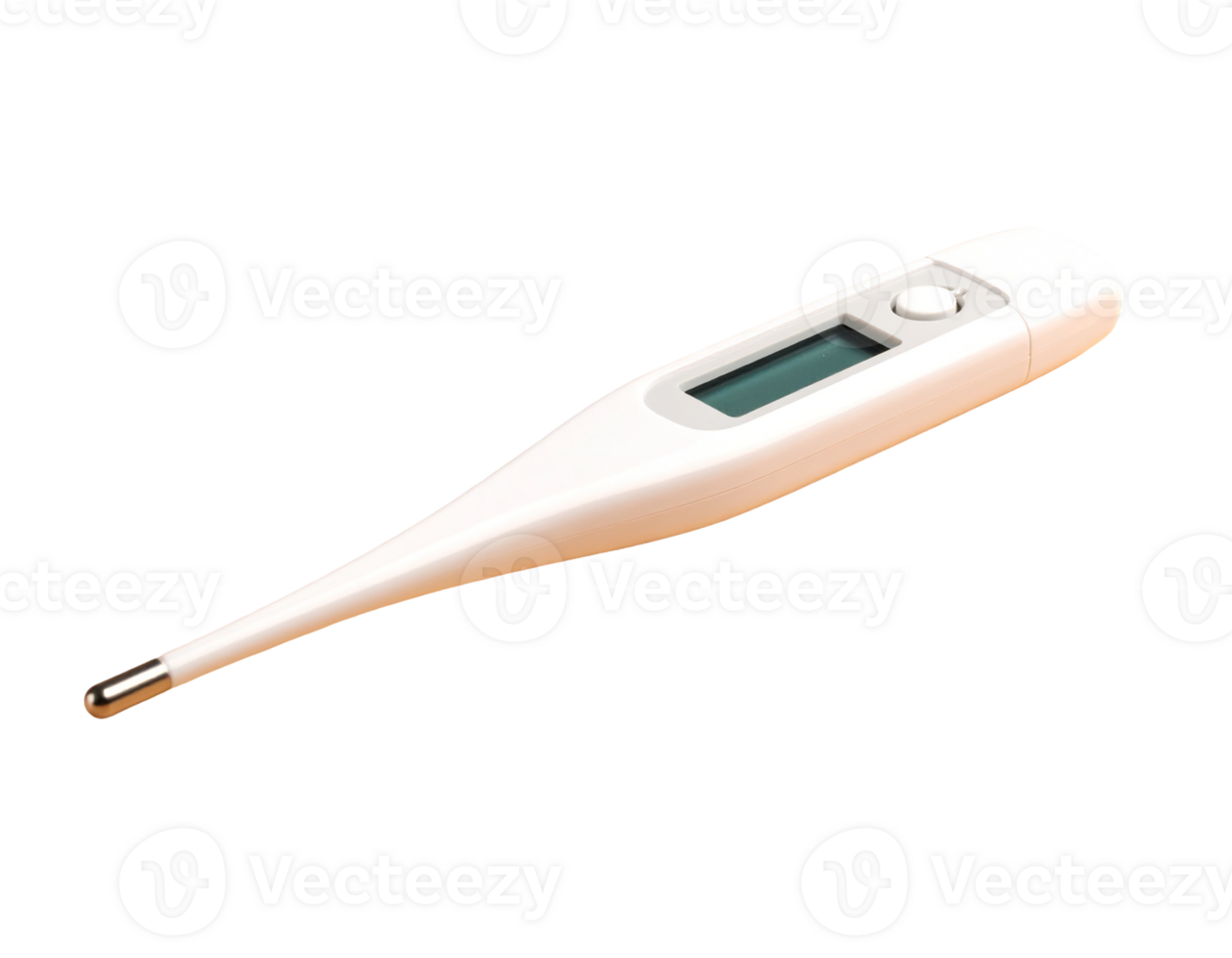 Digital Thermometer on Dark Background png