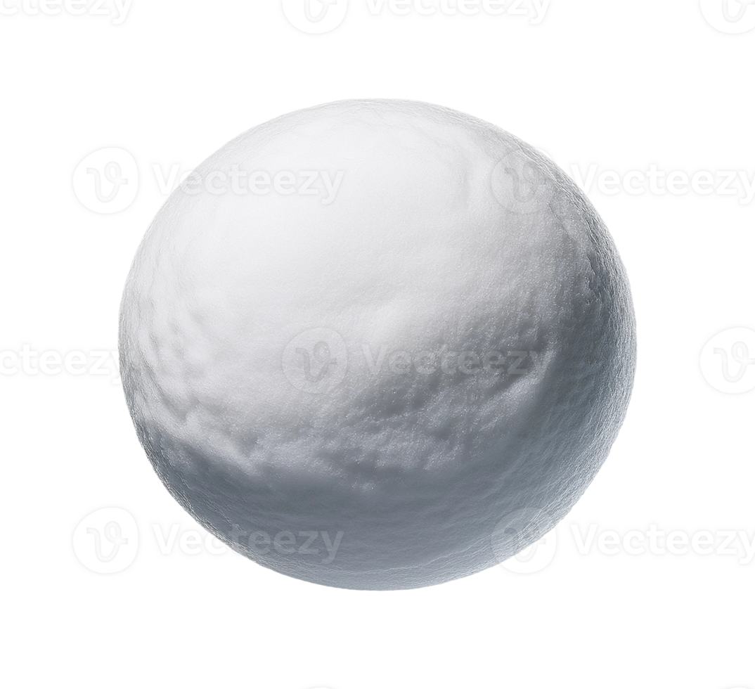 Snowball CloseUp with Soft Texture png