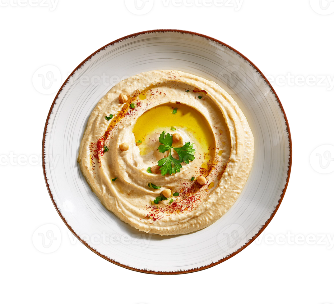 Vegan Hummus Served Isolated png