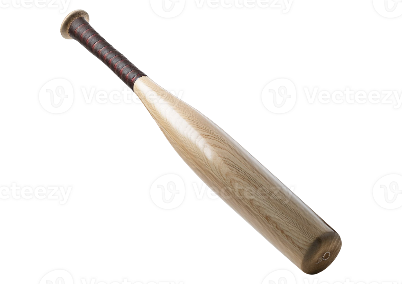 Wooden Baseball Bat Isolated on Transparent Background png