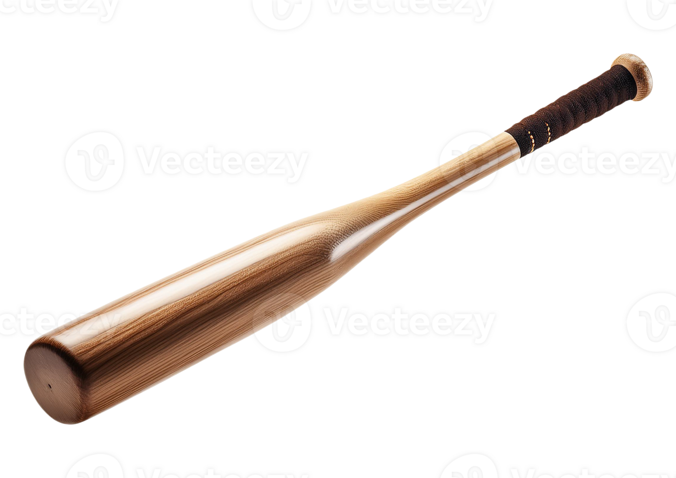 Vintage Baseball Bat with Scratches png
