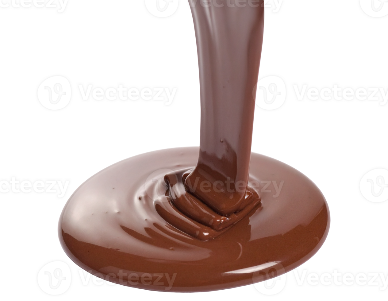 chocolate liquid isolated on transparent background png