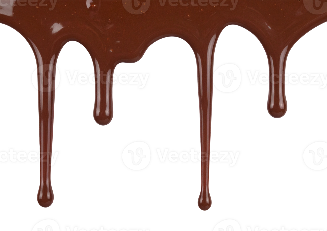 Dark chocolate melting isolated png