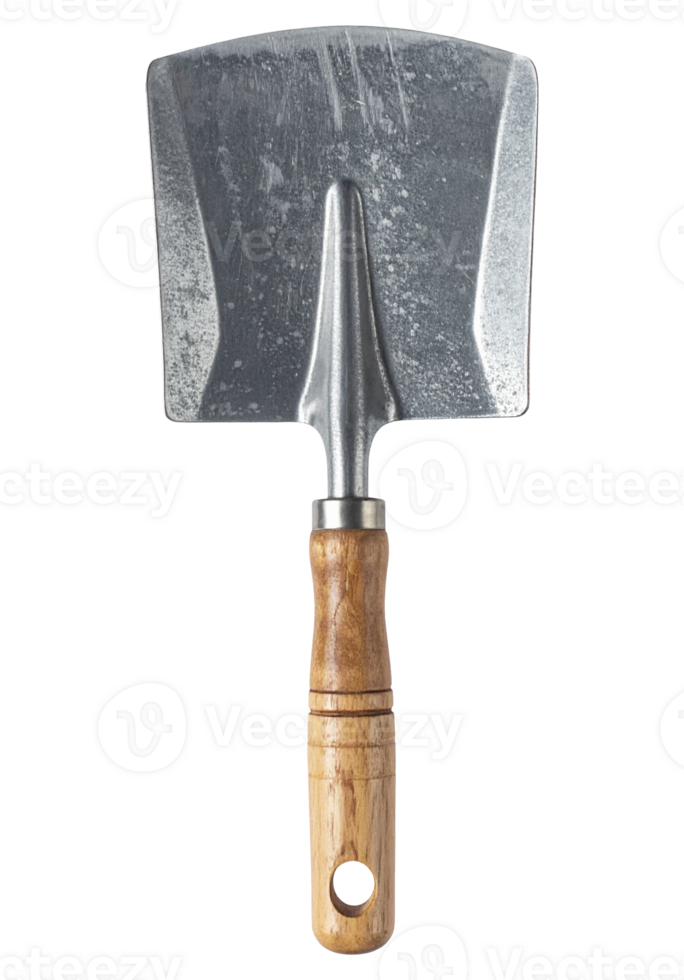 Bright Green Plastic Garden Trowel png