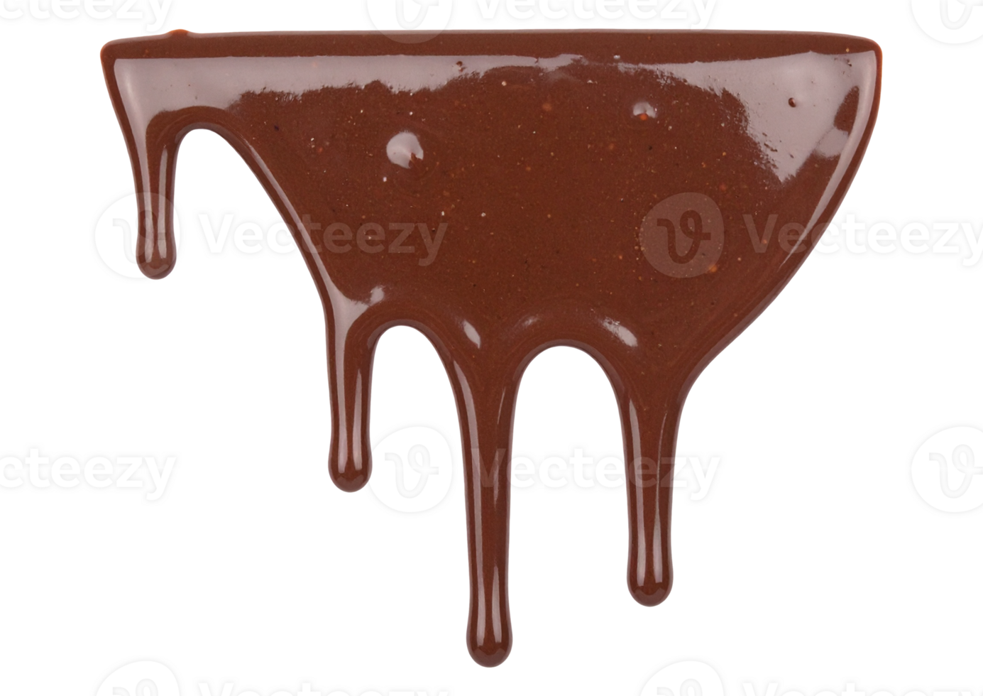 chocolate melting isolated on transparent background png
