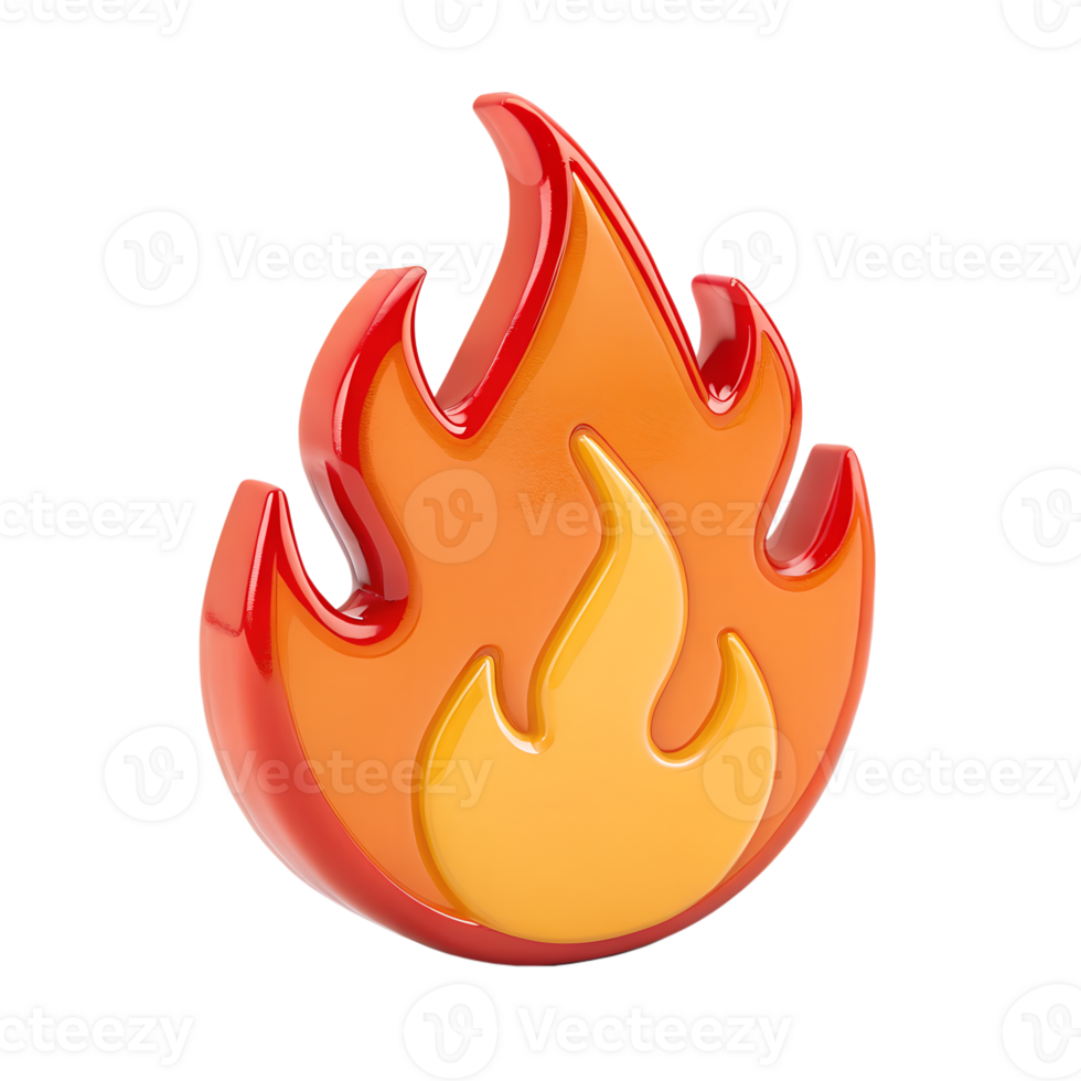 fire icon on transparent background png