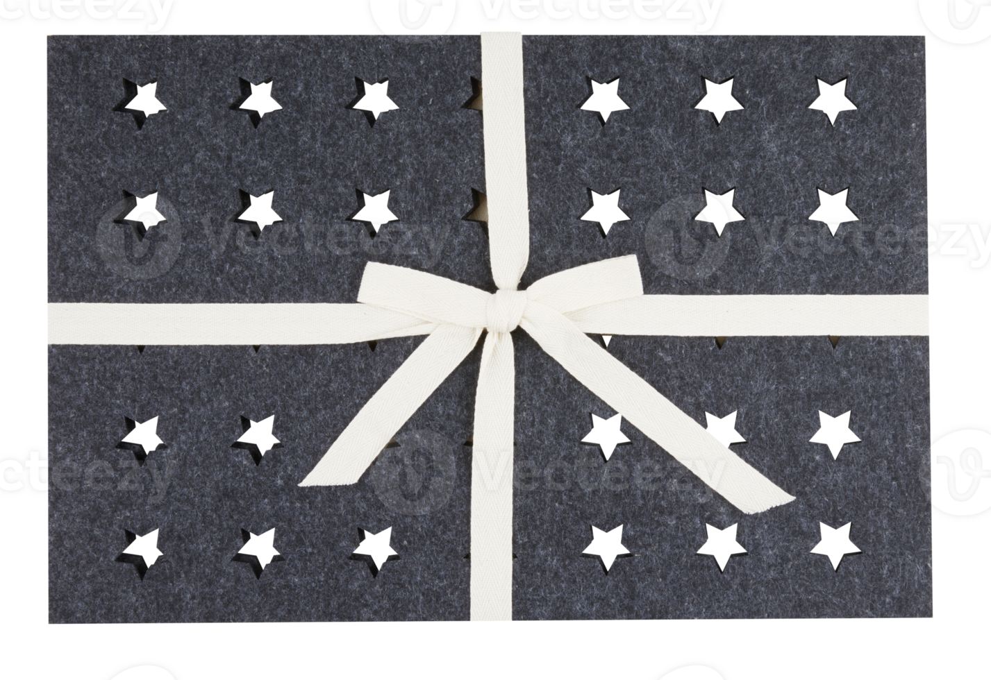 Square cloth tied with bow cut out isolated transparent background png