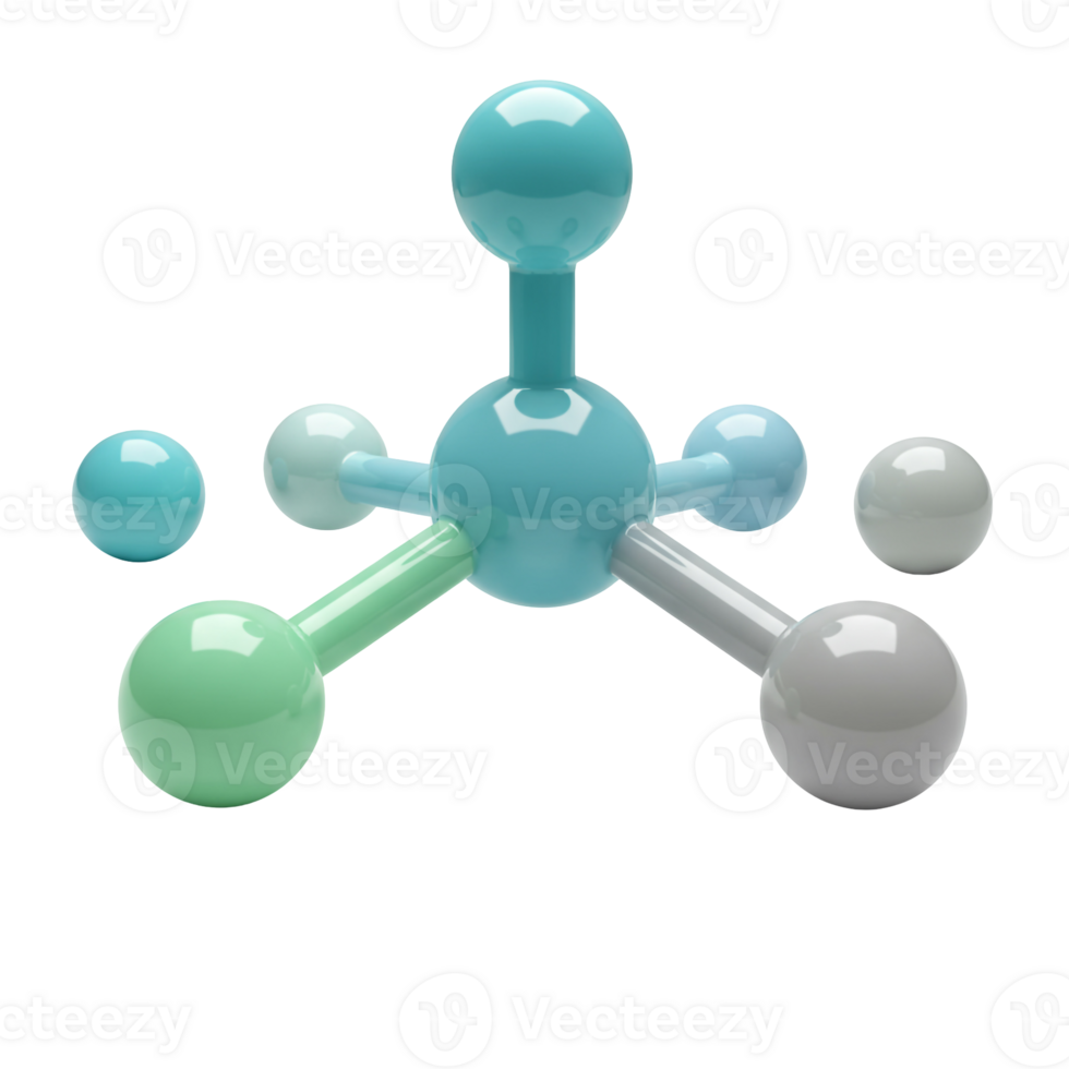 Circular Network with Central Sphere and Glossy Seafoam Elements png